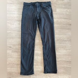 Theory Black Straight Fit Jeans